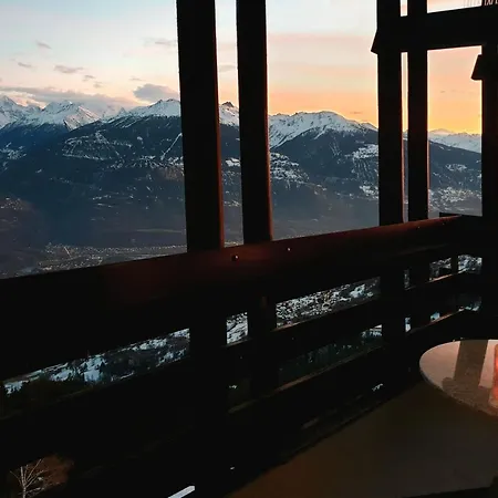 Stunning Southview Flat Apartman Crans-Montana